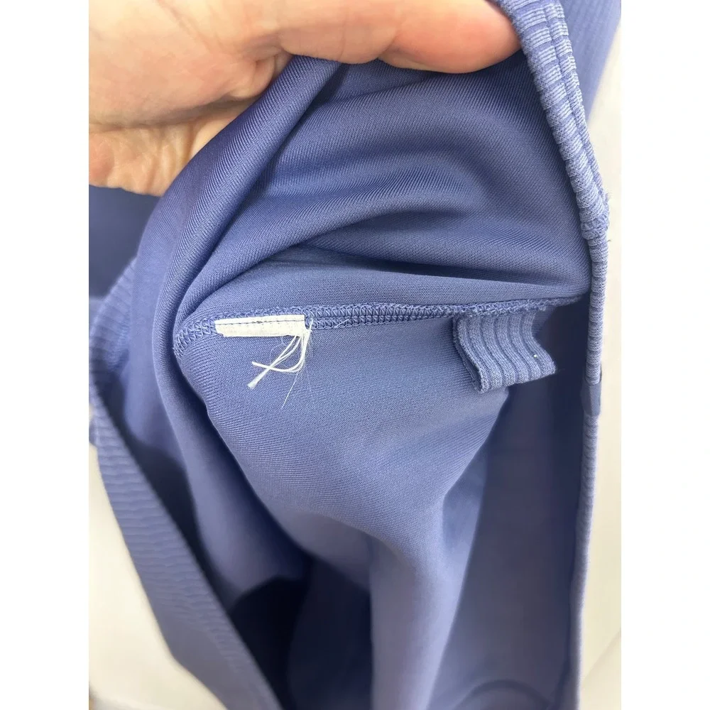 Lululemon Ribbed Softstreme‎ Slim-Fit Tank Dress Oasis Blue size 4 athleisure